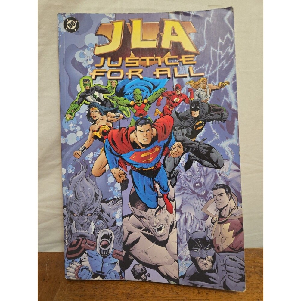 JLA ~ Justice for All ~  Volume 5 ~ TPB ~ 1999 DC Comics / Graphic Novel